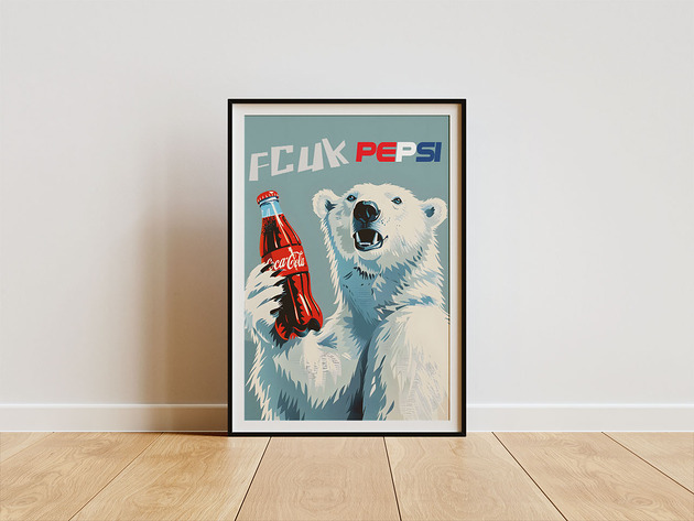 plakaty Plakat - FCUK Pepsi