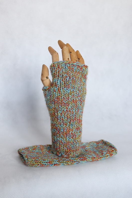 rękawiczki damskie Mitenki Kornelia-bezszwowe rękawiczki bez palców z krótkim kciukiem