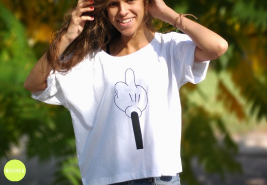 GO AWAY by MUSHKA Oversized TEE rozmiar uniwer. MUSHKA