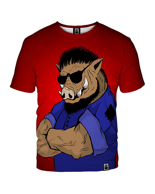 t-shirty męskie Męski T-shirt DR.CROW  Dziku