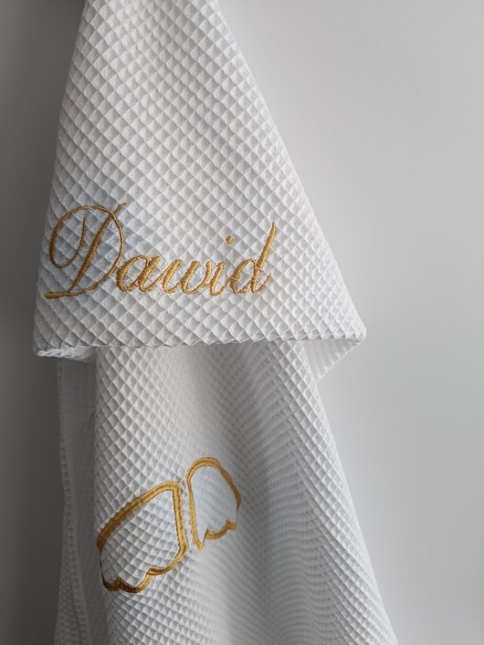 przewijaki i ręczniki dla dzieci Personalizowany ręcznik z kapturkiem 120 x 120 cm (kolory)