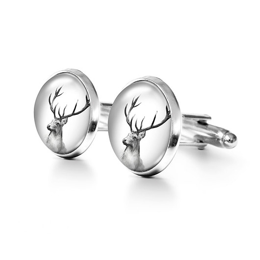 spinki do mankietów Jeleń - Into the Wild - spinki do mankietów