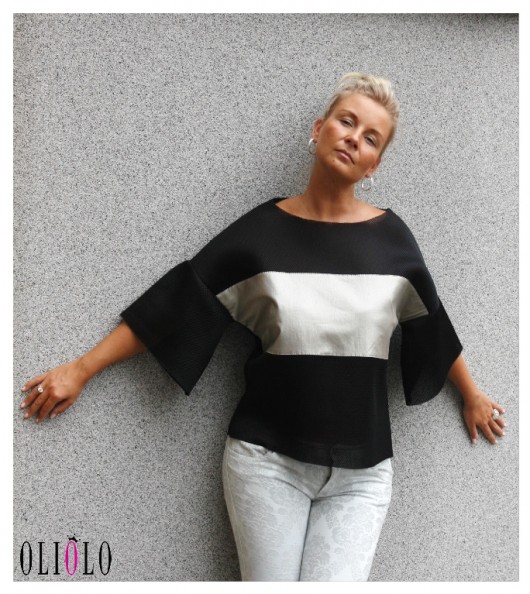 Bluza Siateczka Pianka Scuba Limited Edition  Pudrowy Różowy