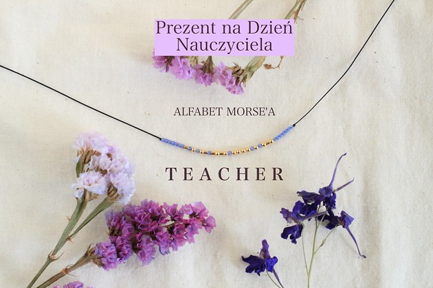 bransoletki na sznurku Teacher - Bransoletka z Alfabetem Morse'a