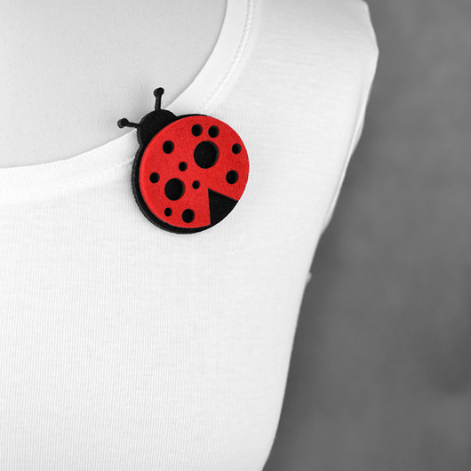  FeltLadybird 2 felt label