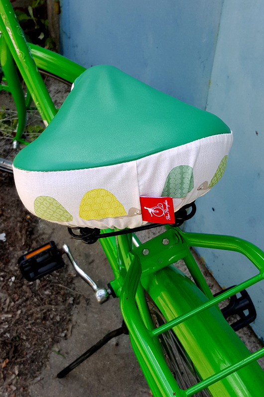 akcesoria do roweru pokrowiec siodełka ŻóŁwIe  rączki FRIKO