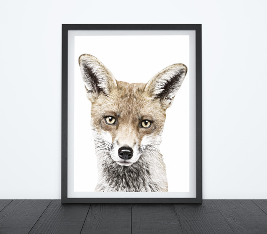 LIS - OBRAZEK, PLAKAT, DEKORACJA A3 Dekoracjan