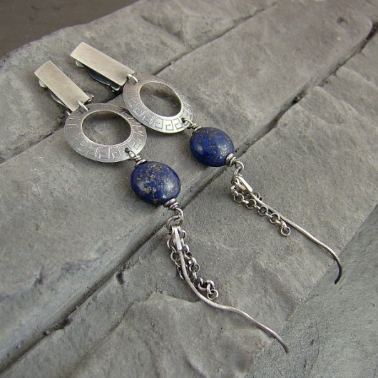 Modern lapis - klipsy RayOfArt