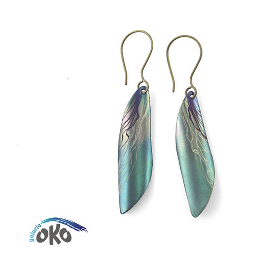 kolczyki - inne Piórka z tytanu