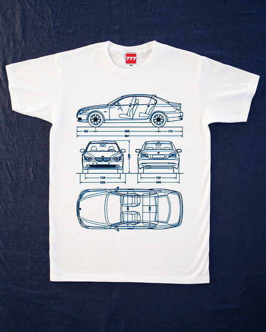t-shirty męskie Koszulka BMW 5 E60 seria 5 tshirt