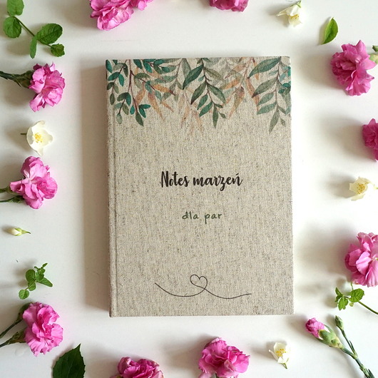 notatniki i albumy Notes marzeń dla par Prezent Ślub Miłość