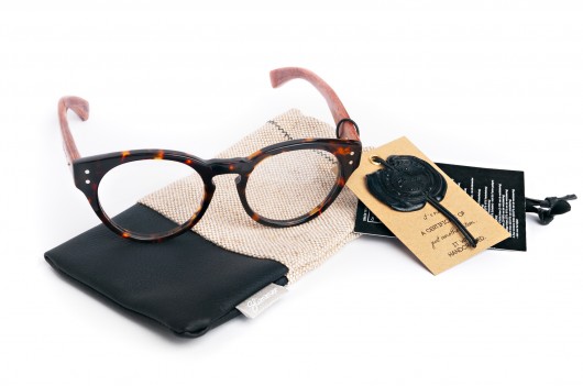 Okulary drewniane / Golden Turtle- Slimmer  Slimmer