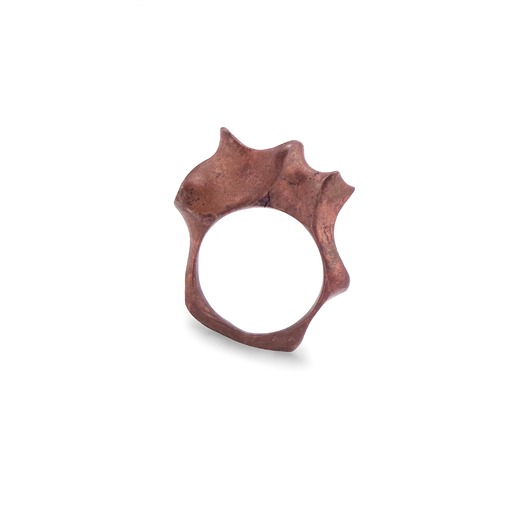 pierścionki - różne WAVES maxi / COPPER ring