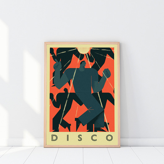 plakaty Plakat,Tancerz Disco, Dyskoteka