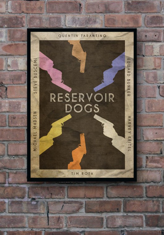 Reservoir Dogs - plakat minimalmill