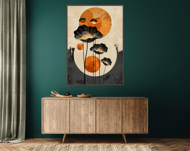 plakaty Lotus - Plakat, druk - Chiński Orient, Harmonia Zen, Roślinny #71