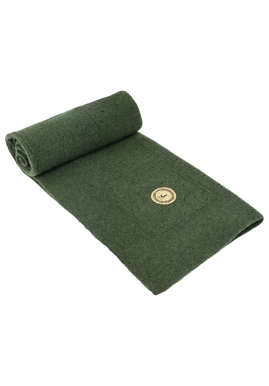 kocyki, kołderki, pościel dla dzieci Wełniany kocyk JOSE merino 80x100 cm  khaki