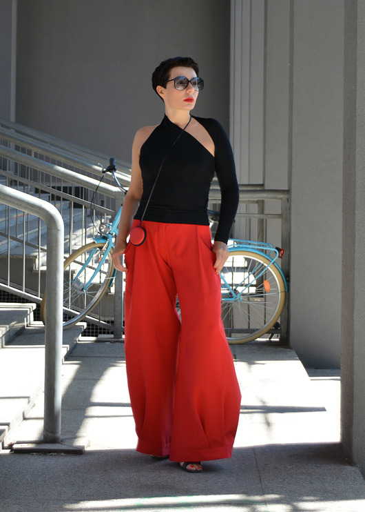 BLUZKA ASYMETRYCZNA by momo momo fashion