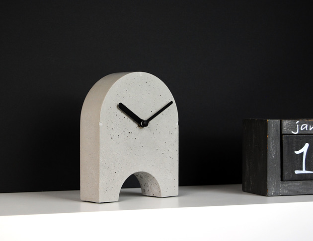 zegary Zegar betonowy Flow