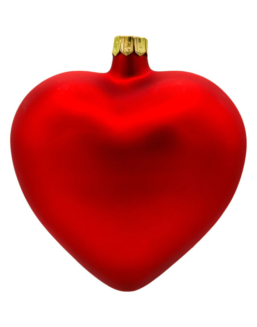 ozdoby choinkowe Bombka choinkowa: Serce matowe: czerwone