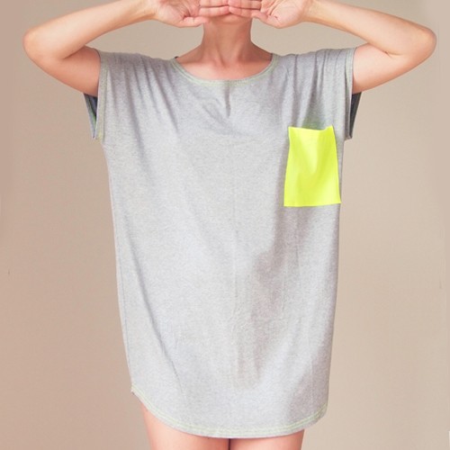 Kieszonka fluo Oversize ONE MUG A DAY