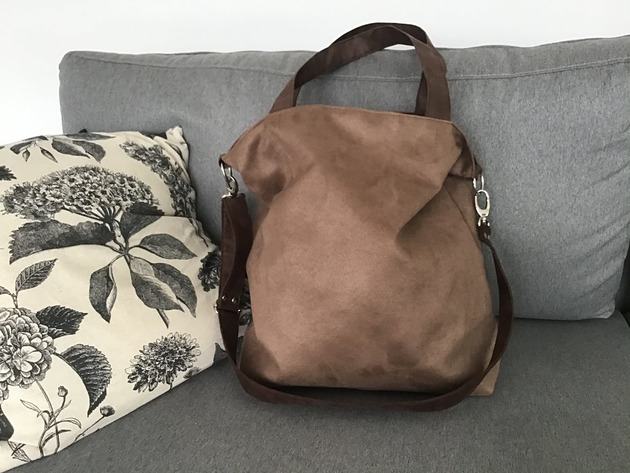 torby XXL Torba hobo XXL - brąz, czelokada
