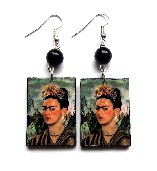 kolczyki - inne Frida Kahlo Autoportret
