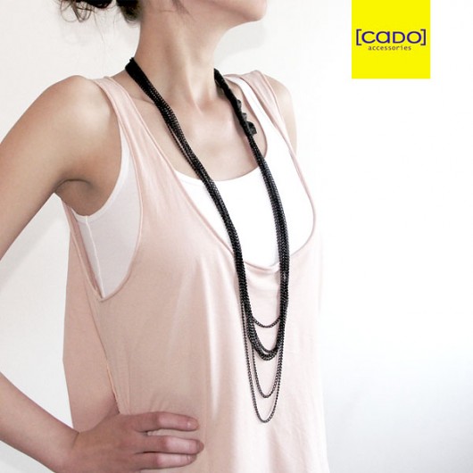 Naszyjnik Cado 003 black CADOaccessories
