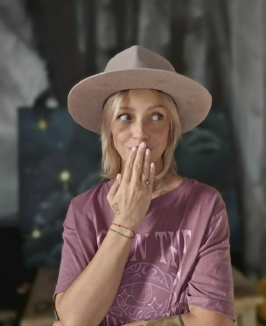 kapelusze damskie Kapelusz boho, kapelusz w ładowane gwiazdy, kapelusz na ślub