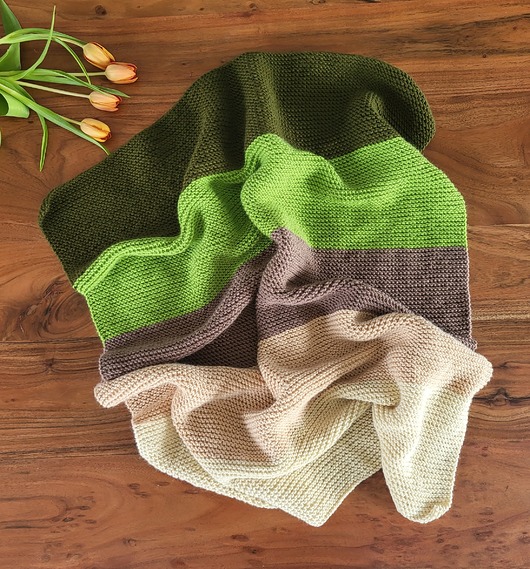 kocyki, kołderki, pościel dla dzieci Dziecięcy kocyk merino/akryl/kaszmir