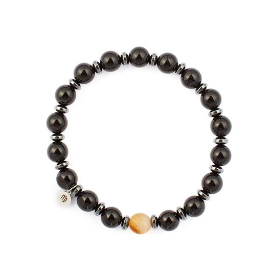 biżuteria męska Męska bransoletka zodiakalna - Panna - odwaga i dobrobyt II