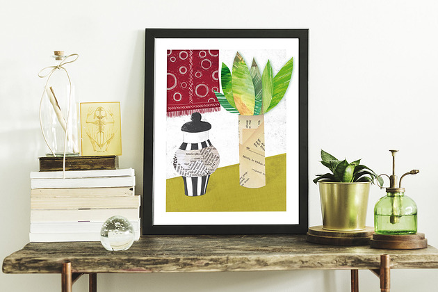 plakaty Plakat w stylu vintage, kolaż