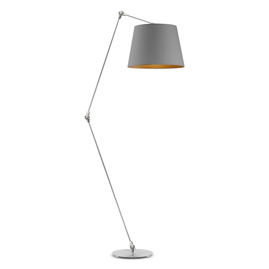 Lampa podłogowa na długim wysięgniku MANILA GOLD LYSNE
