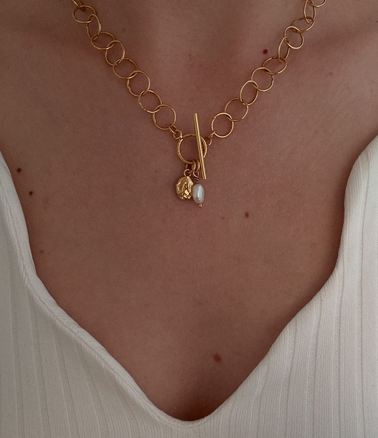 srebrne naszyjniki Limitowany Naszyjnik 2 perły