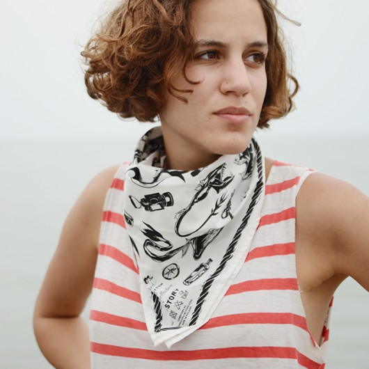 Sea Monsters Bandana Longstory Prints