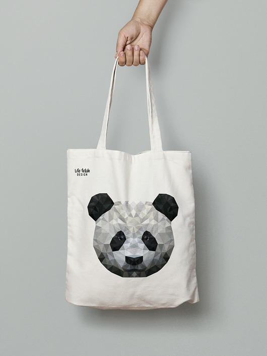torby na zakupy Torba na zakupy z pandą