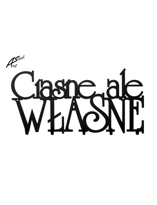 Wieszak na ubrania Ciasne ale własne Dekoracja ArtSteel