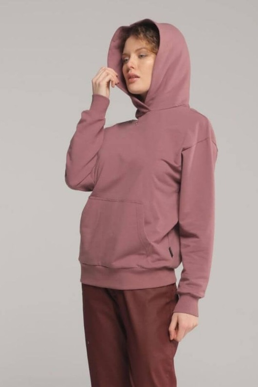 Bluza z kapturem ŚLIWKA mamatu