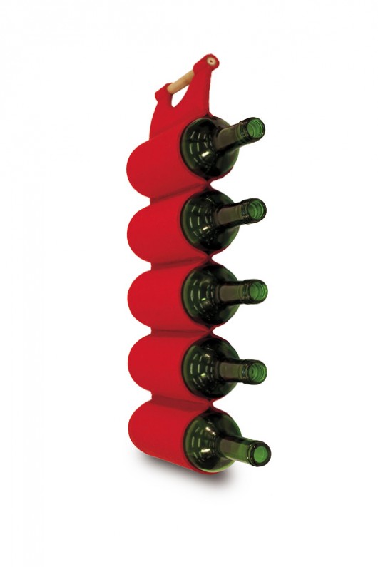 Wine carry bag red 3,4,5 moo studio