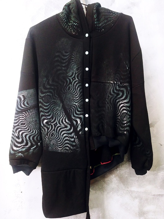 bluza z kapturem damska Opart bluza bomberka s m
