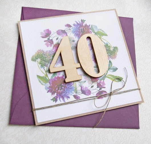 kartki scrapbooking Kartka urodzinowa : WYBIERZ LICZBĘ