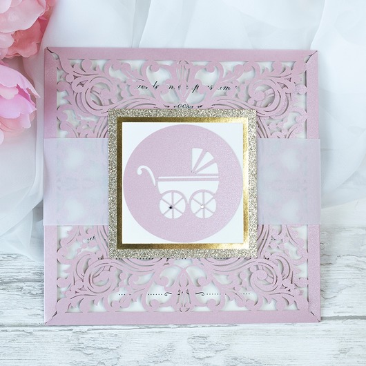 kartki, zaproszenia na chrzest DIY Zaproszenia na chrzest roczek