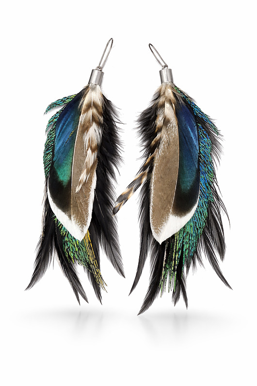 kolczyki z piórami Kolczyki z piórami Ignis