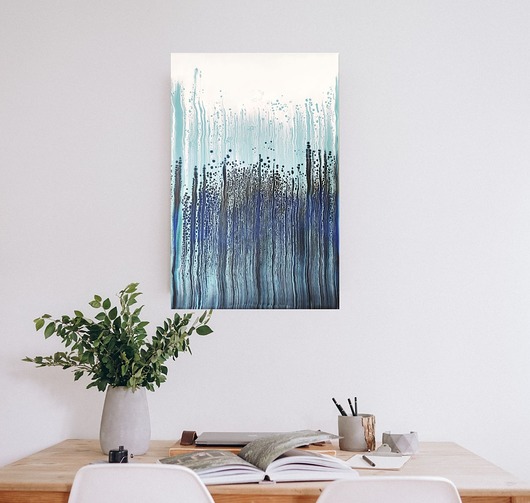 obrazy BUBBLES ręcznie malowany 40x60