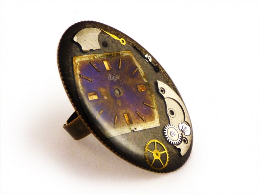 Pierścionek w stylu steampunk Scradeus