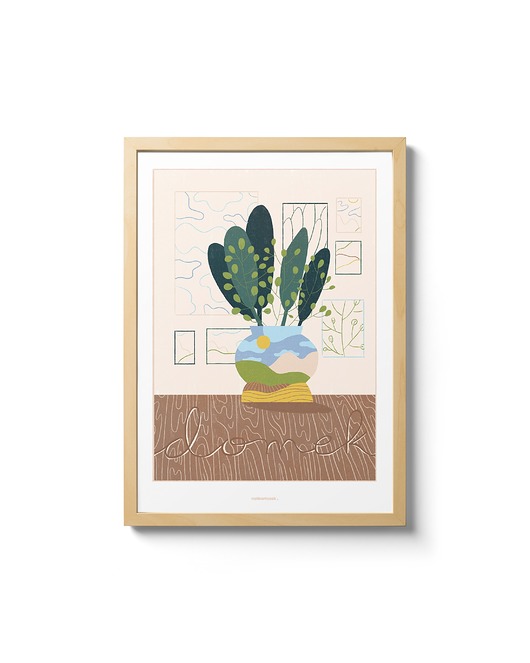 Domek. Plakat A3 natbartczak