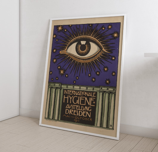 plakaty Plakat Vintage Retro Eye