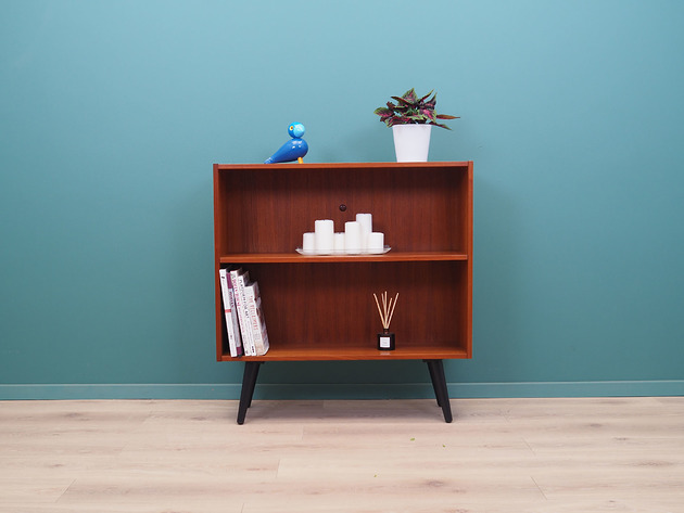regały i półki Regał tekowy, duński design, lata 70, produkcja: Dania