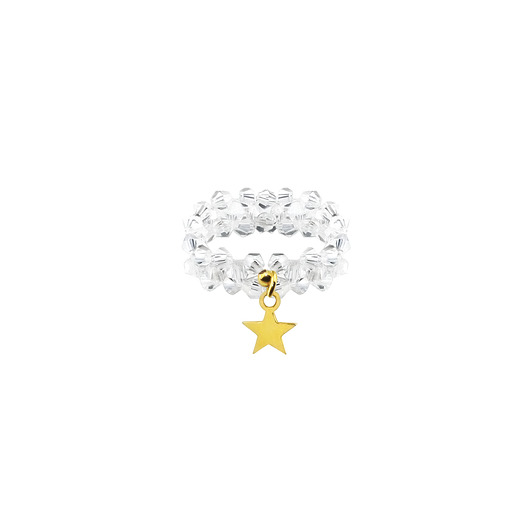 Pierścionek z gwiazdką Crystal Star 3 AFRODITTE COLLECTION