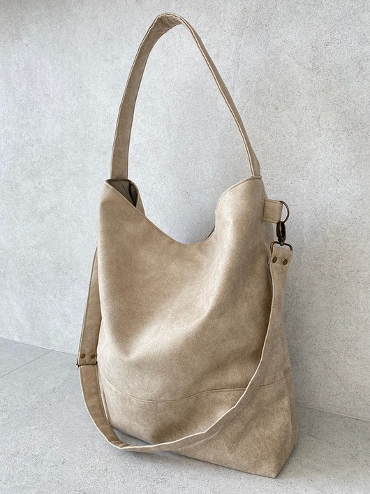torby na ramię Torba hobo XXL - beż